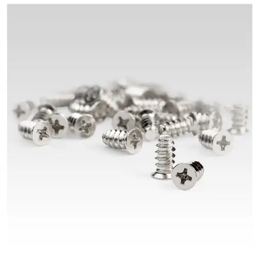 Paquete de 50 Tornillos M5 - Tornillos Autorroscantes de 10mm de Longitud para Carcasa o Ventiladores de Ordenador - Phillips / Cabeza Plana - Acero Chapado en Zinc - Imagen 3