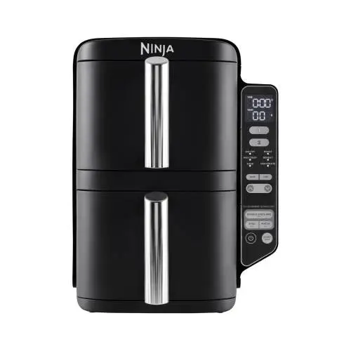 SL300EU freidora Doble 7,6 L Independiente 2470 W Freidora baja en grasa Negro