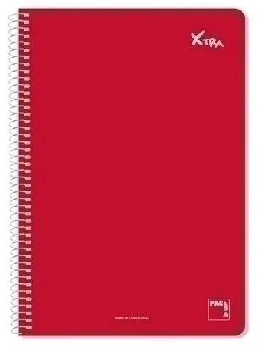 BLOCK PACSA XTRA 4º 80h PT.2,5 ROJO - Pack de 5 unidades