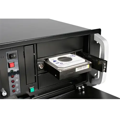 Rack Móvil Aluminio para Disco Duro HDD SATA de 3,5" Pulgadas sin Bandeja Bahía de 5,25" - Imagen 5