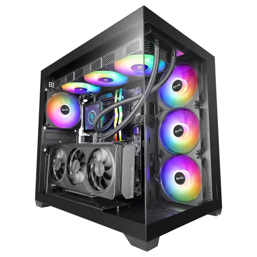 MCV5 carcasa de ordenador Midi Tower Negro - Imagen 2