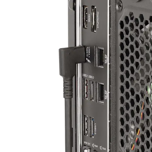 Cable USB-C de 50cm - Acodado - USB 10 Gbps - Entrega de Alimentación de 100W (5A) - Modo Alt. de DP 8K 60 Hz / 4K 144 Hz - Cable USB Tipo C - Compatible con Thunderbolt - Imagen 10