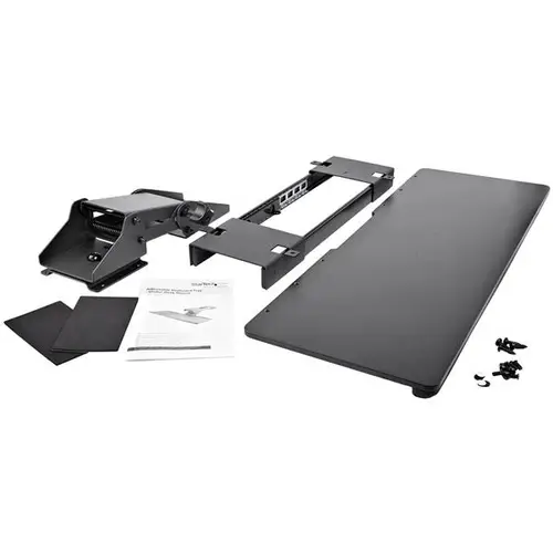 Bandeja Ajustable para Soporte de Teclado - de Instalación Bajo el Escritorio - de 67cm de Ancho - Imagen 6