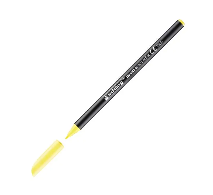 ROTULADOR EDDING 1200 1MM PASTEL AMARILLO