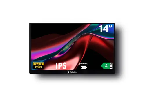 49590 pantalla para PC 35,6 cm (14") 1920 x 1080 Pixeles Full HD LCD Negro - Imagen 2