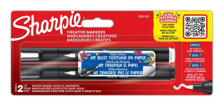 Establece marcadores ACRÍLICOS creativos - 2 piezas