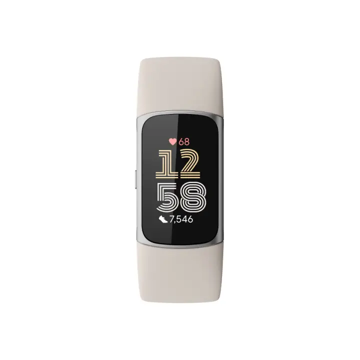 Charge 6 AMOLED Pulsera de actividad Beige, Plata
