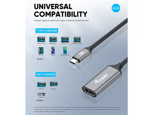 Adaptador USB-C a HDMI 2.0, 4K/60Hz - Imagen 3