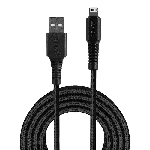 31290 cable de conector Lightning 0,5 m Negro - Imagen 2