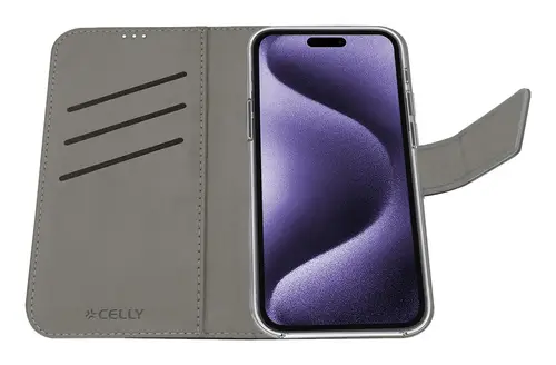 WALLY1081 funda para teléfono móvil 17,5 cm (6.9") Funda cartera Negro - Imagen 6