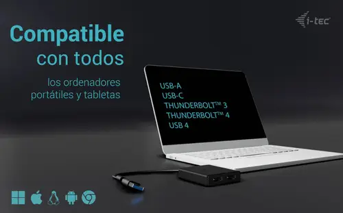 USB-A/USB-C Dual 4K/60 Hz HDMI Video Adapter - Imagen 5
