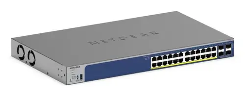 GS728TXP L2/L3 10G Ethernet (100/1000/10000) Energía sobre Ethernet (PoE) Negro - Imagen 1
