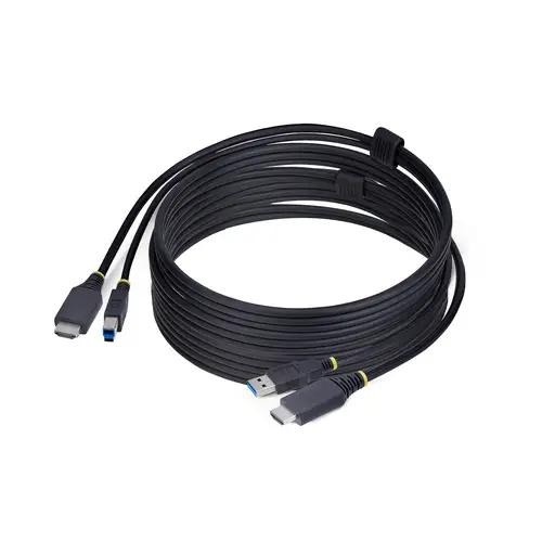 Cable KVM HDMI y USB 3.0 5Gbps de 3m - 4K 60Hz - Cable Combo HDMI 2.0 y USB para Switch Conmutador KVM - Imagen 1
