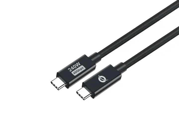 ETTA04B12 cable USB USB4 Gen 3x2 1,2 m USB C Negro