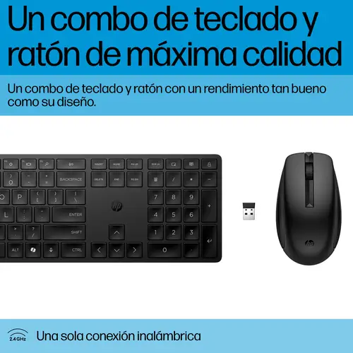 Conjunto de teclado y ratón inalámbricos 655 - Imagen 2