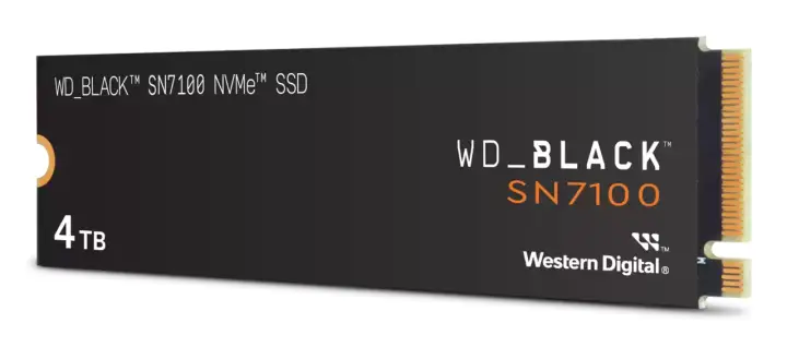 Black SN7100 4 TB M.2 PCI Express 4.0 NVMe 3D TLC NAND