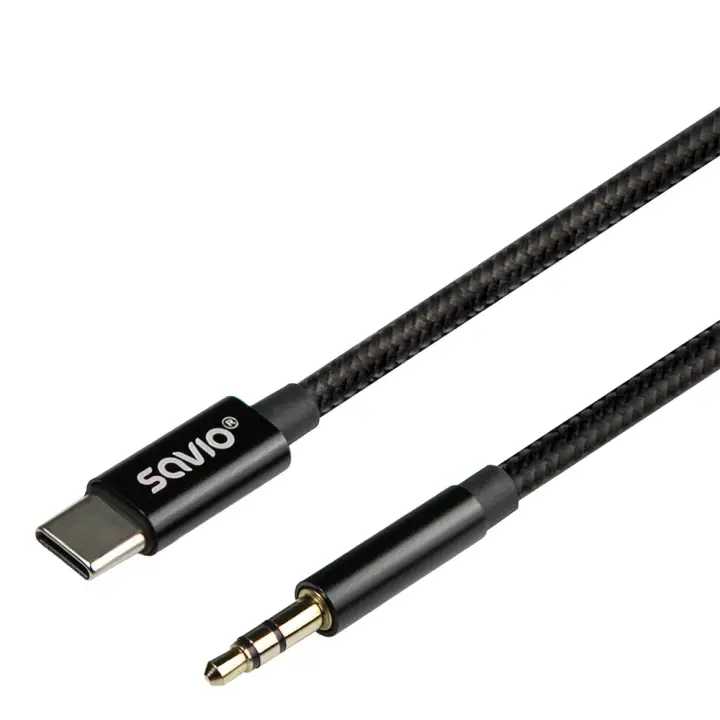 CL-187 cable de audio 1 m Negro