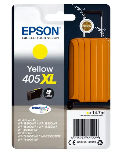 Singlepack Yellow 405XL DURABrite Ultra Ink - Imagen 1