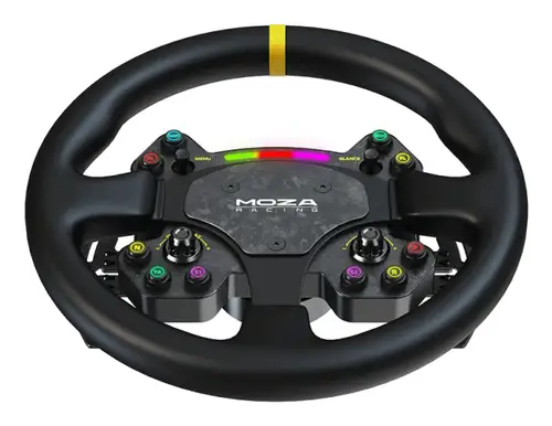RS025 mando y volante Negro PC - Imagen 3