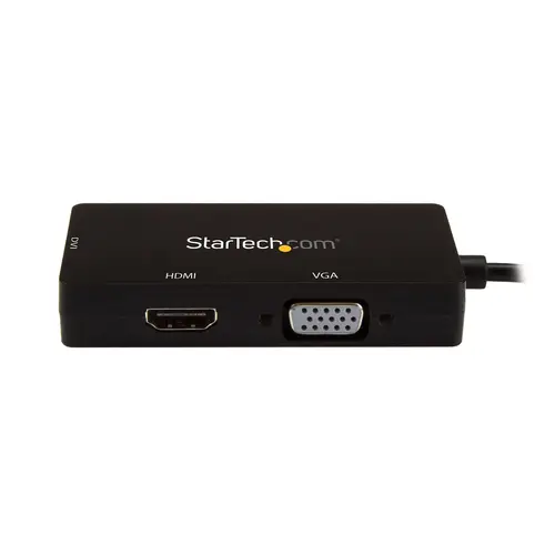Adaptador USB-C de Vídeo Multipuertos - 3en1 - 4K 30Hz - Negro - Imagen 3