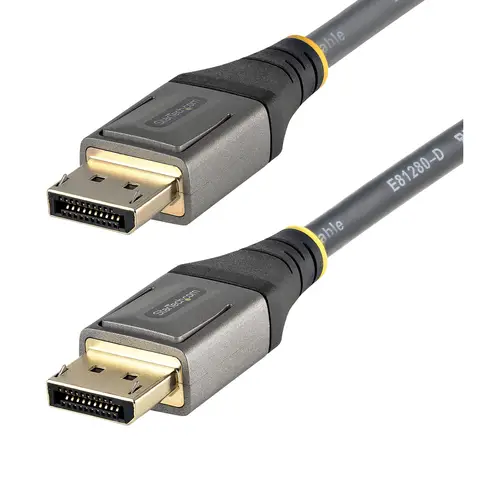 Cable de 1m DisplayPort 1.4 Certificado VESA - 8K de 60Hz HDR10 - Vídeo Ultra HD 4K de 120Hz - Cable DP 1.4 - para Monitores o Pantallas - Cable DisplayPort a DisplayPort - M/M - Imagen 1