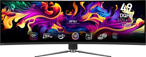 MPG 491CQP QD-OLED pantalla para PC 124,5 cm (49") 5120 x 1440 Pixeles DQHD Negro - Imagen 4