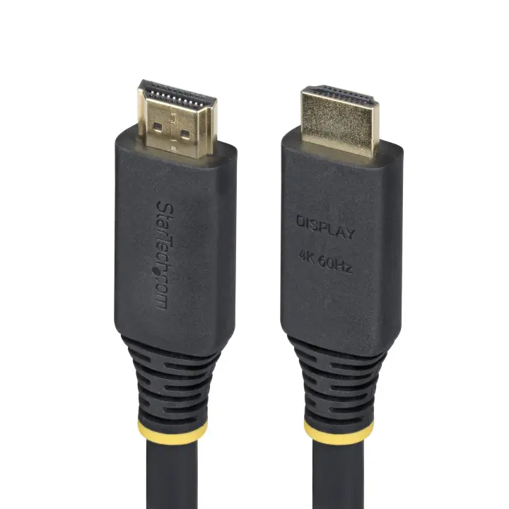 Cable HDMI Activo de Alta Velocidad de 15m - 4K 60Hz/1440p 144Hz - HDR10/HDCP 2.2/ARC - 18Gbps - Cable UHD - Cable HDMI 2.0 - Recubrimiento de TPE