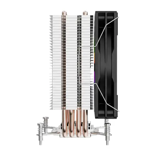 UNYCOOL H41 ARGB Procesador Refrigerador de aire 12 cm Negro, Blanco 1 pieza(s) - Imagen 3