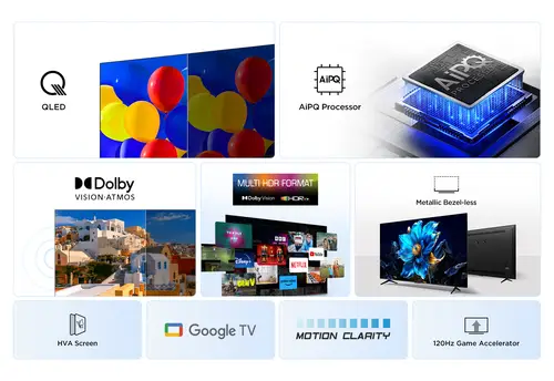 P7K 43P7K Televisor 109,2 cm (43") 4K Ultra HD Smart TV Wifi Metálico 430 cd / m² - Imagen 4