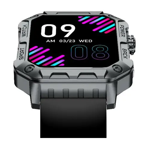 NXSWTRAILWATCH Relojes inteligentes y deportivos 4,85 cm (1.91") Digital 320 x 385 Pixeles Pantalla táctil Acero inoxidable - Imagen 2