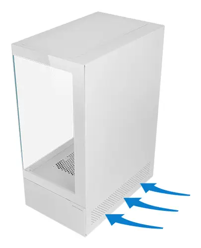 MC-XOW Midi Tower Blanco - Imagen 2