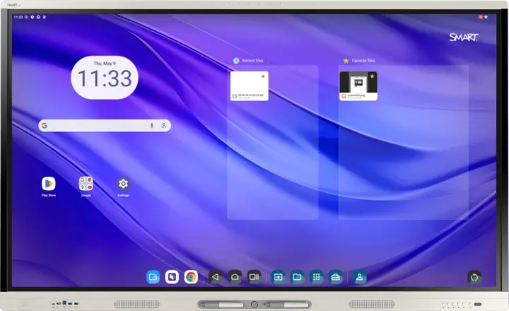 MX pizarra blanca interactiva 165,1 cm (65") 3840 x 2160 Pixeles Pantalla táctil Plata USB / Bluetooth