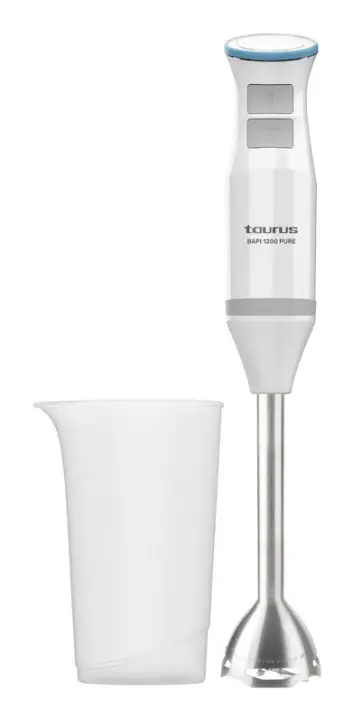 BAPI 1200 PURE 0,7 L Batidora de inmersión 1200 W Gris, Blanco