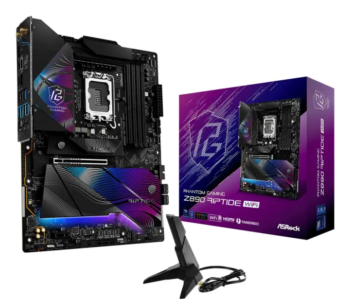 Z890 Riptide WiFi Intel Z890 LGA 1851 (Socket V1) ATX