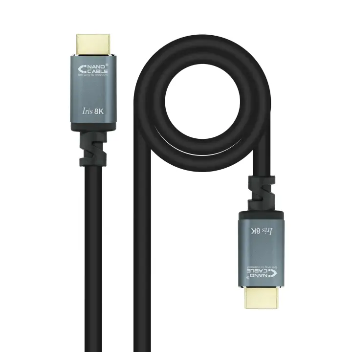 Cable HDMI 2.1 IRIS 8K A/M-A/M, Negro, 1.5 m