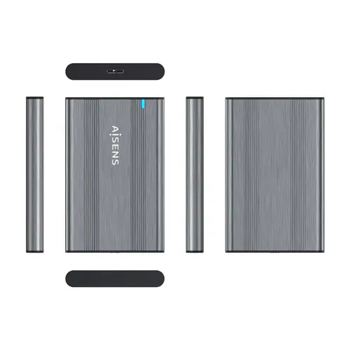 Caja Externa 2,5? 9.5mm SATA a USB 3.0/USB3.1 Gen1, Gris - Imagen 3