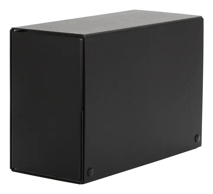 971501 archivador organizador Cloruro de polivinilo (PVC) Negro