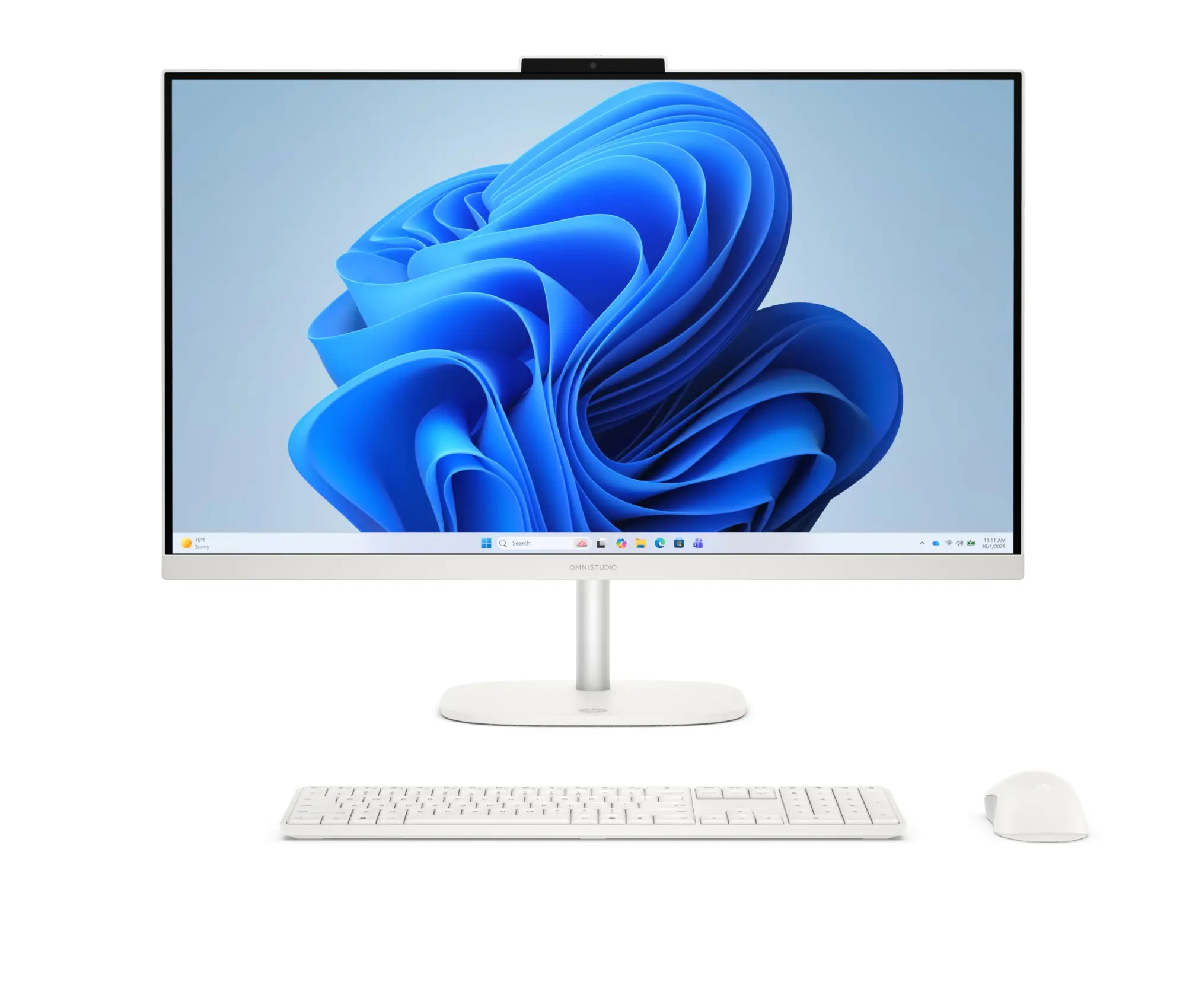 OmniStudio All-in-One Desktop 27-cu0023ns PC Intel Core 5 120U 68,6 cm (27") 1920 x 1080 Pixeles Pantalla táctil 16 GB DDR5-SDRAM 1 TB SSD Windows 11 Home Wi-Fi 6 (802.11ax) Blanco