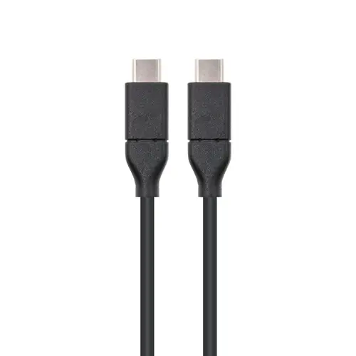 USB 3.1, 1m cable USB USB 3.2 Gen 2 (3.1 Gen 2) USB C Negro - Imagen 2