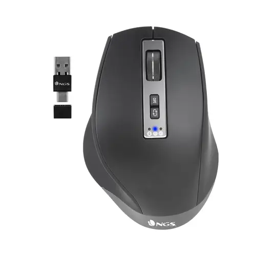 BLUR-RB ratón Juego mano derecha Bluetooth + USB Type-A 3200 DPI - Imagen 1