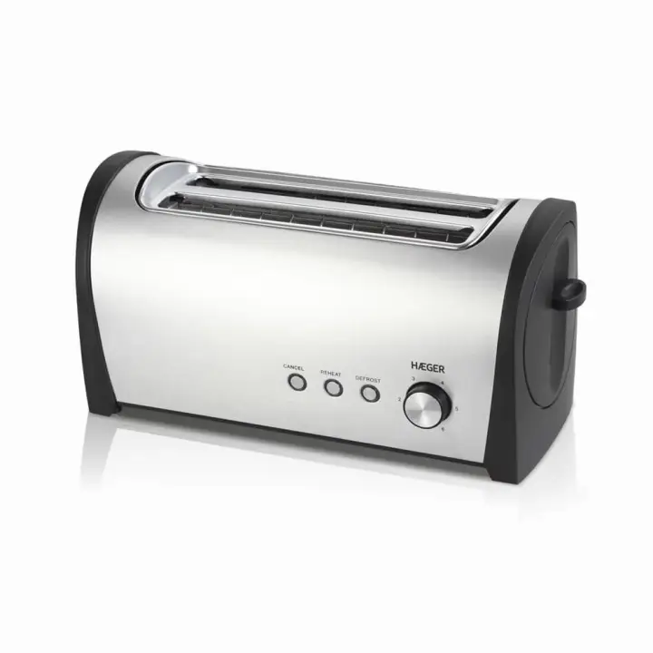 Desayuno Plus 6 2 rebanada(s) 1400 W Negro, Acero inoxidable
