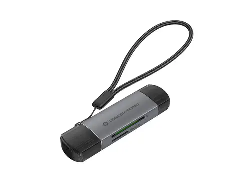 BIAN05G lector de tarjeta USB 3.2 Gen 1 (3.1 Gen 1) Type-A/Type-C Gris - Imagen 5