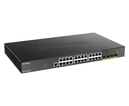 DGS-1250-28XMP switch Gestionado L3 Gigabit Ethernet (10/100/1000) Energía sobre Ethernet (PoE) Negro - Imagen 2