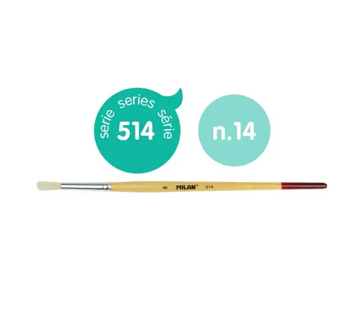 PINCEL MILAN 514 P.CONICA M.CORTO Nº14 0451414