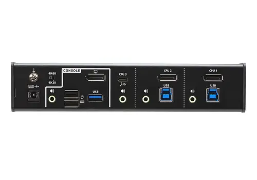 Switch KVMP híbrido USB-C DisplayPort de 3 puertos - Imagen 2