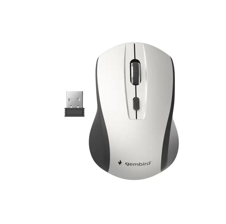 MUSW-4B-02-BS ratón Oficina Ambidextro RF inalámbrico Óptico 1600 DPI