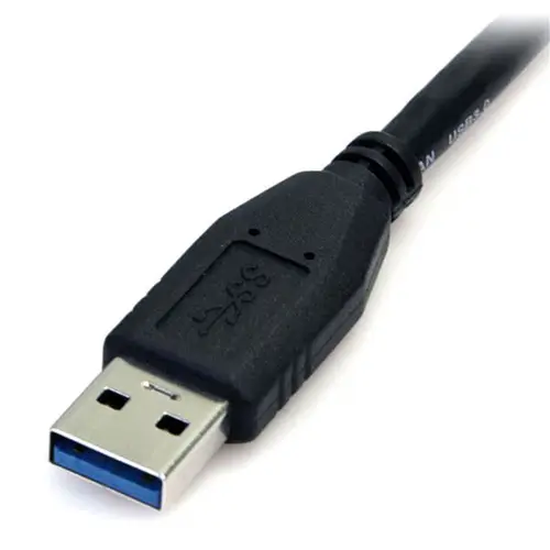 Cable 50cm USB 3.0 Super Speed SS Micro USB B Macho a USB A Macho Adaptador - Negro - Imagen 3