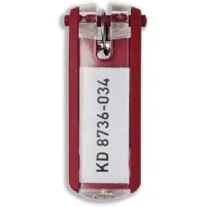 KEY CLIP Rojo 6 pieza(s)