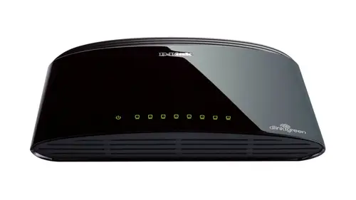 DES-1008D No administrado Fast Ethernet (10/100) Negro - Imagen 1