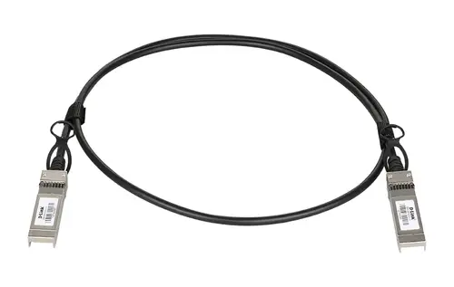 DEM-CB100S28 Cable de fibra óptica e InfiniBand 1 m SFP28 Negro, Plata - Imagen 1